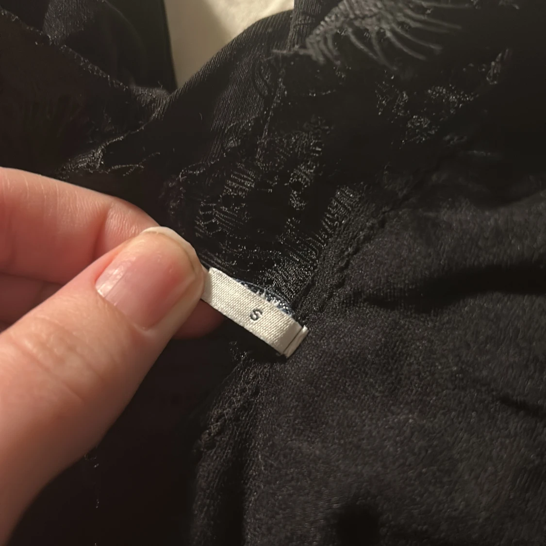 Svart spetsbody från Pieces - 3