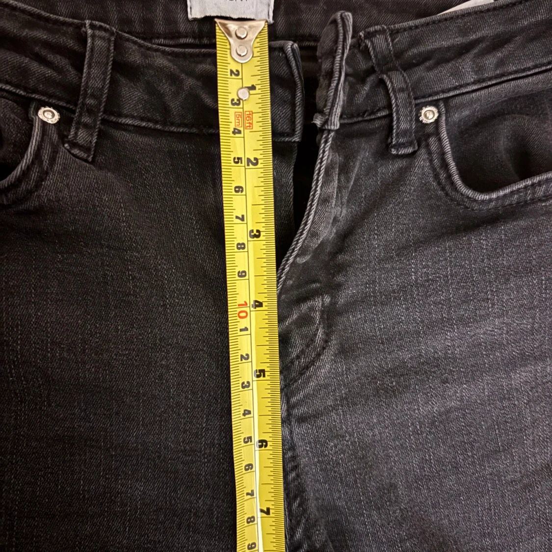 Svarta bootcut jeans  - 1