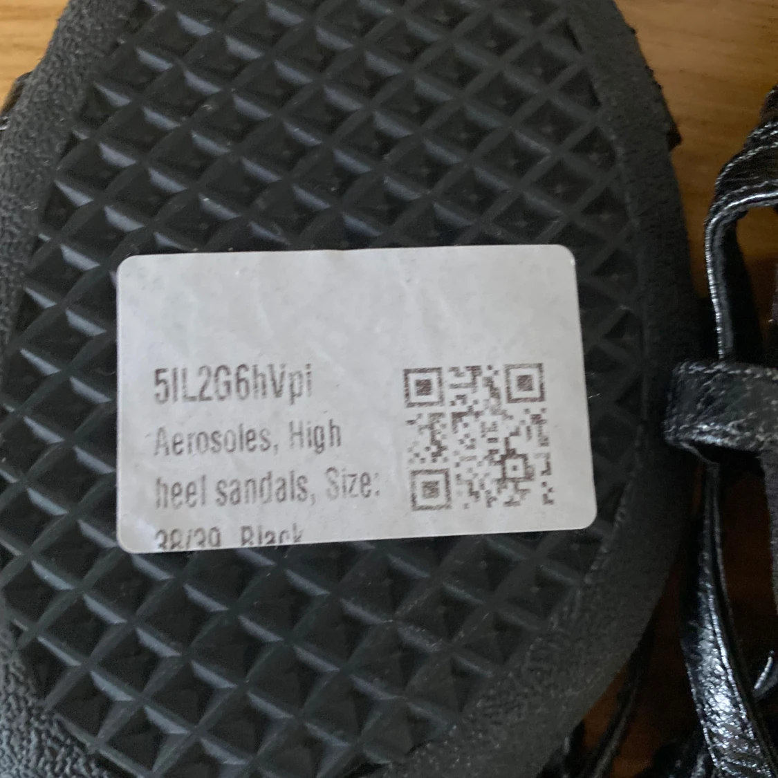 Svarta högklackade sandaler från Aerosoles - 2