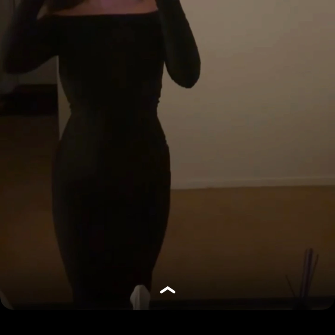 Svart långklänning