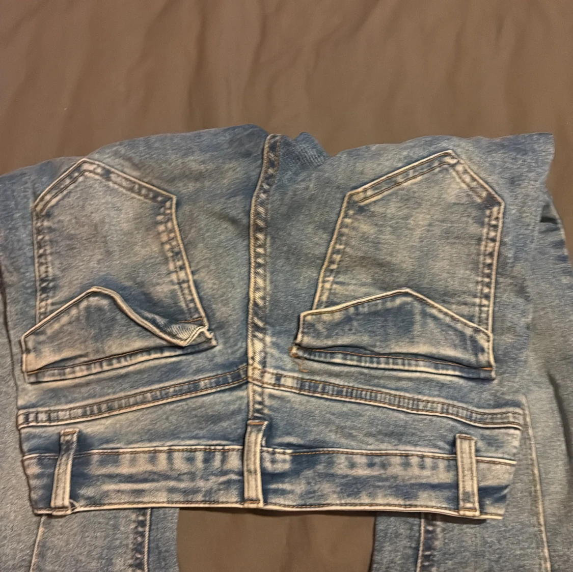 Blå jeans från Lindex - 91