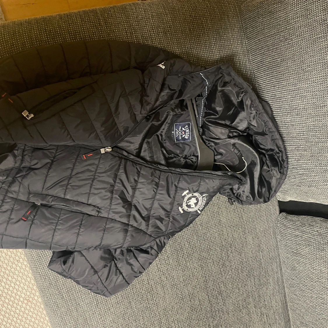 Svart quiltad jacka från Vinson Polo Club - 91