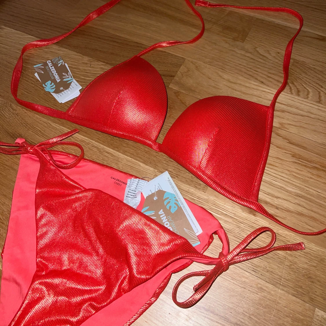 NY!! Orange bikini från Calzedonia