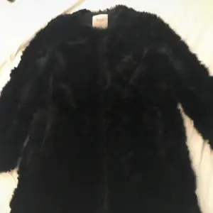 Zara vintage faux fur jacka.