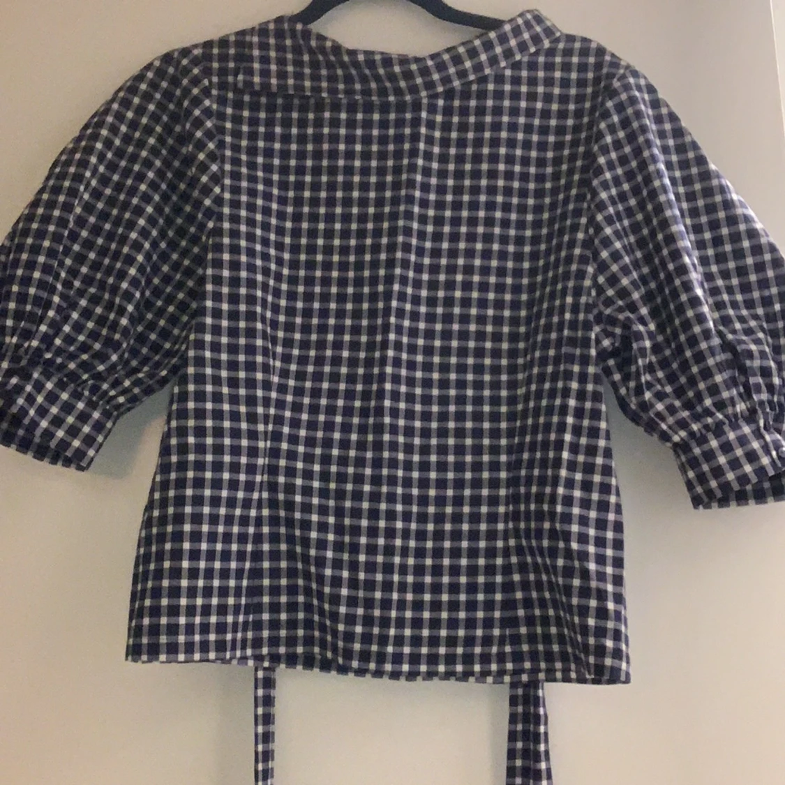 Blå vit randig tröja - 90