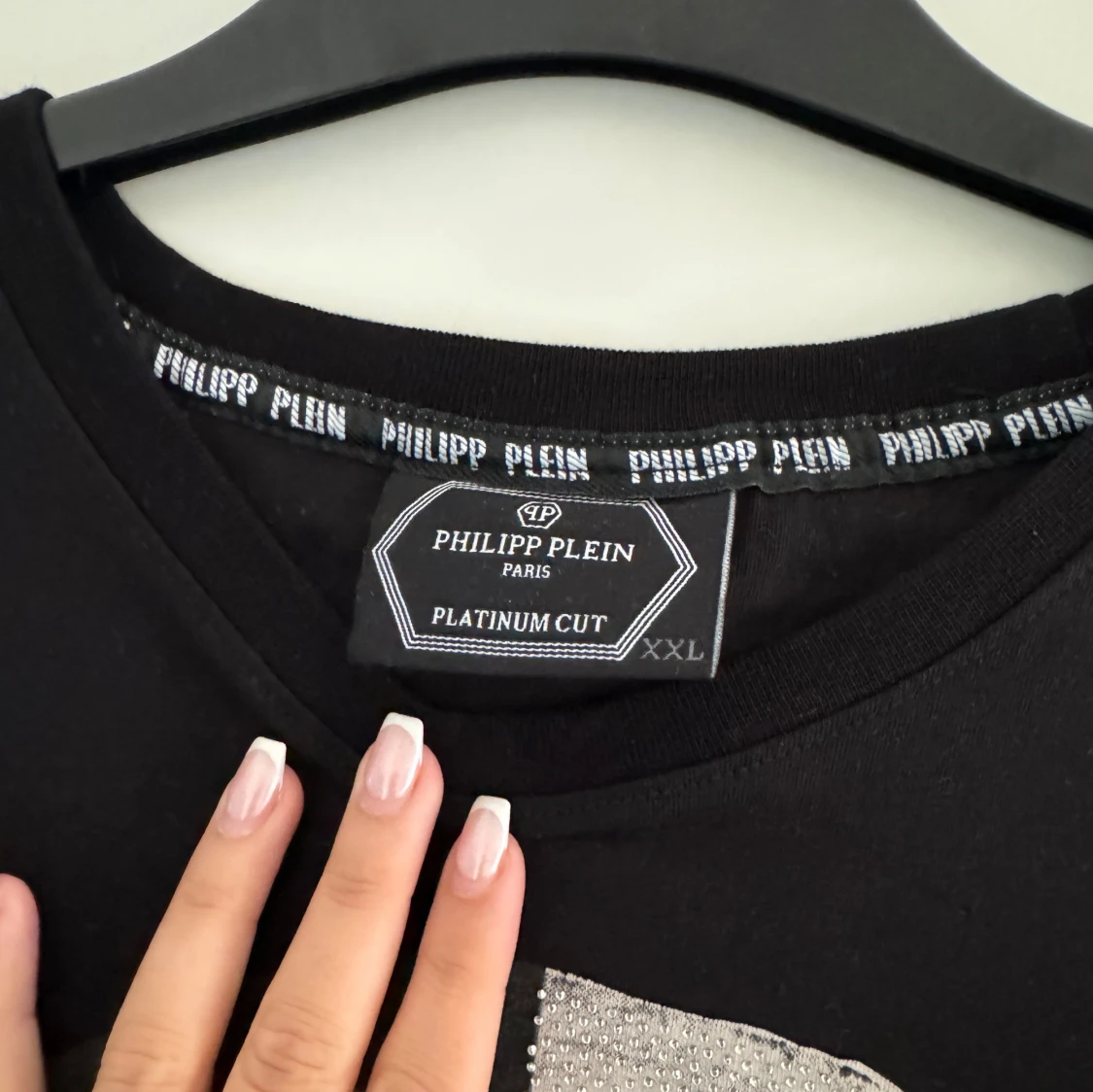 Svart t-shirt med dödskalle från Philipp Plein - 91