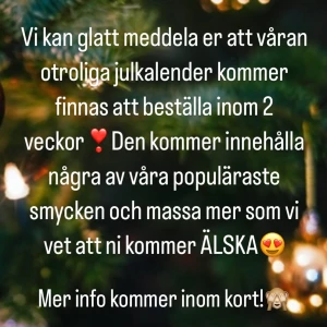 Julkalender  - Mer information kommer på Instagram!! Smycka by m 