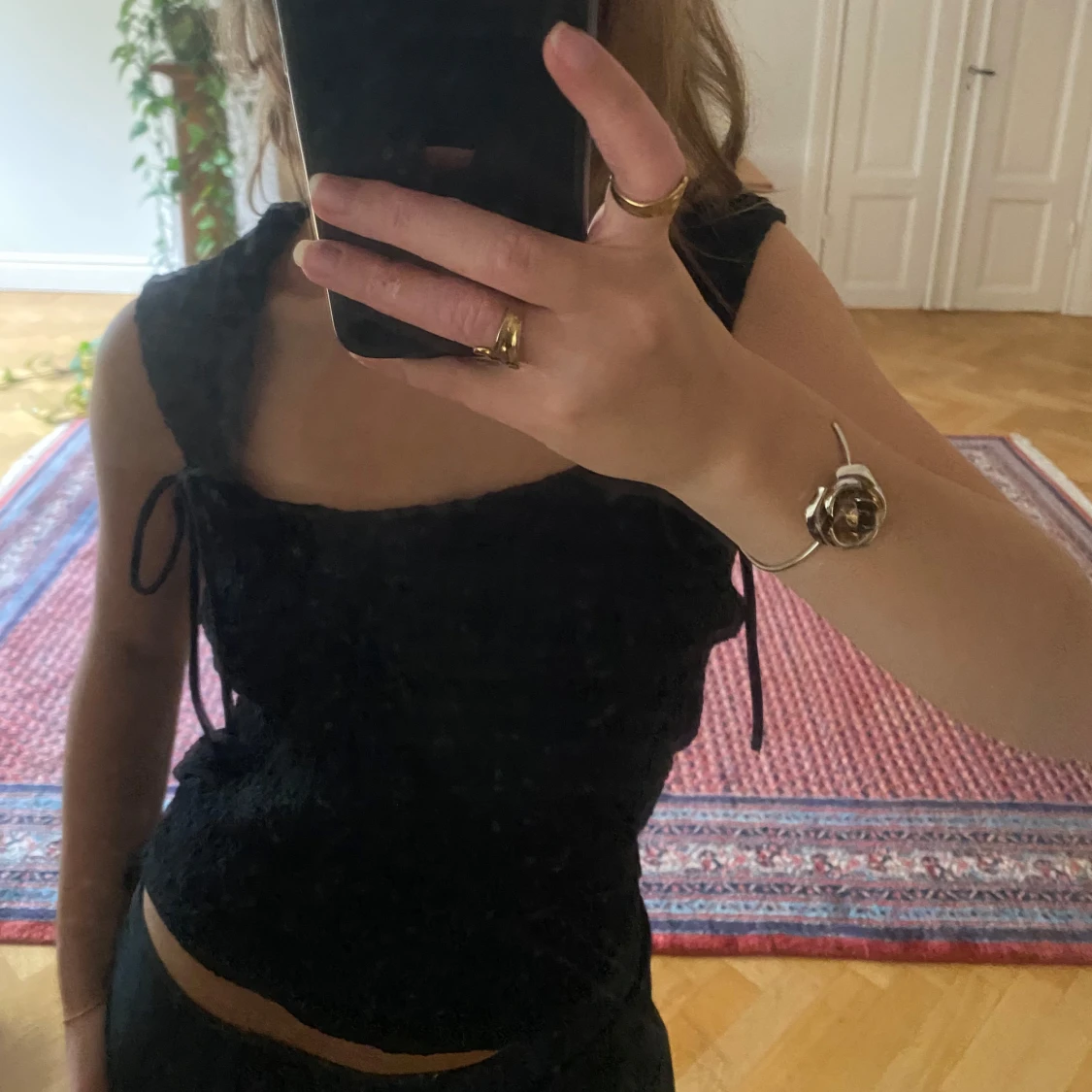 Svart söt topp - 90