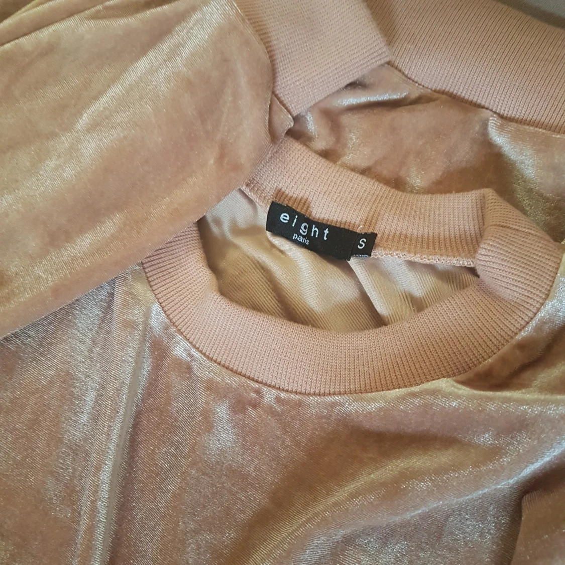 Cool velourtröja m korsettstils-snörning - 93