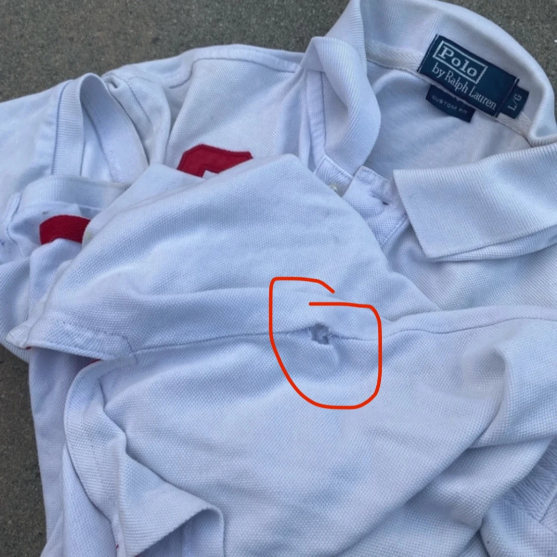 Ralph Lauren y2k polo country text broderi cheif keef - 93