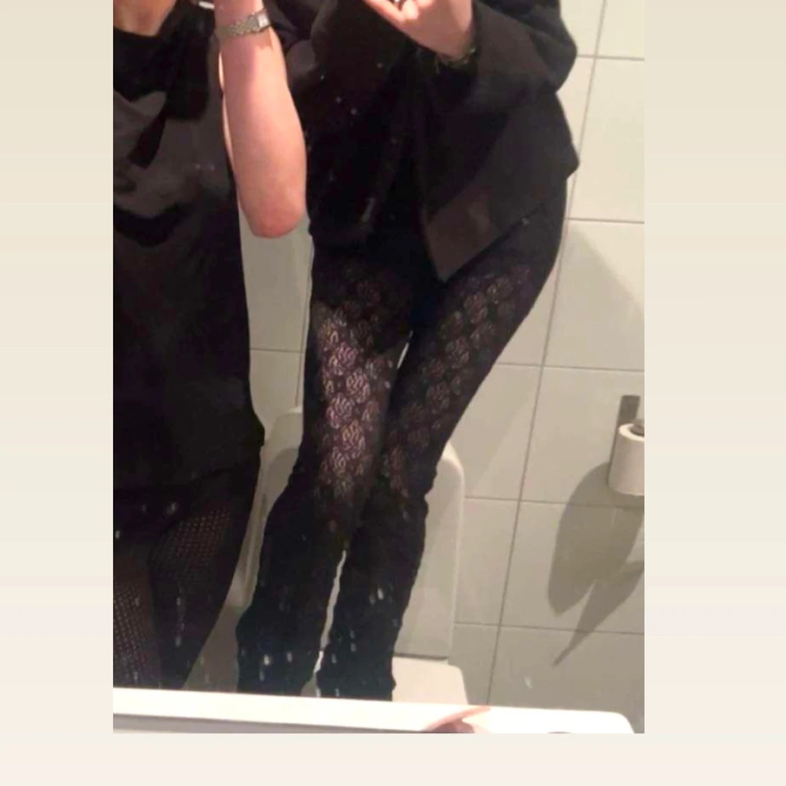 Svarta spetsbyxor - 1