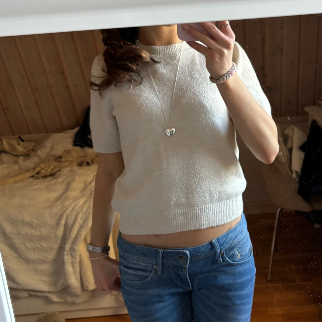 Stickad T-shirt  - 2