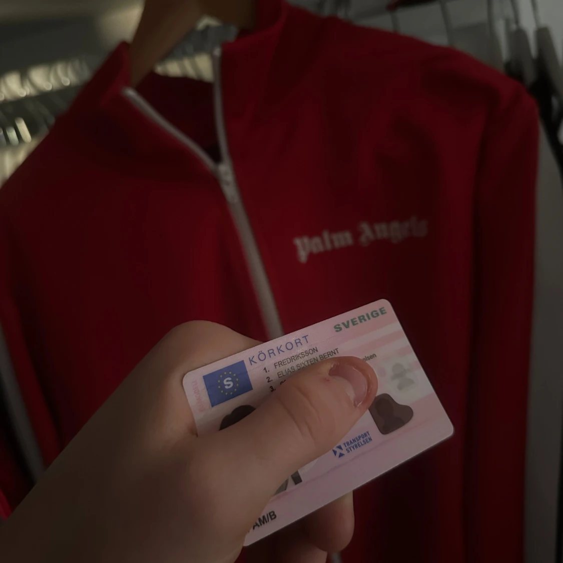 Röd track jacket från Palm Angels - 2