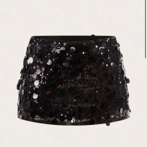 Svart paljettkjol - Snygg svart paljettkjol perfekt till fest!✨✨ Ej använd