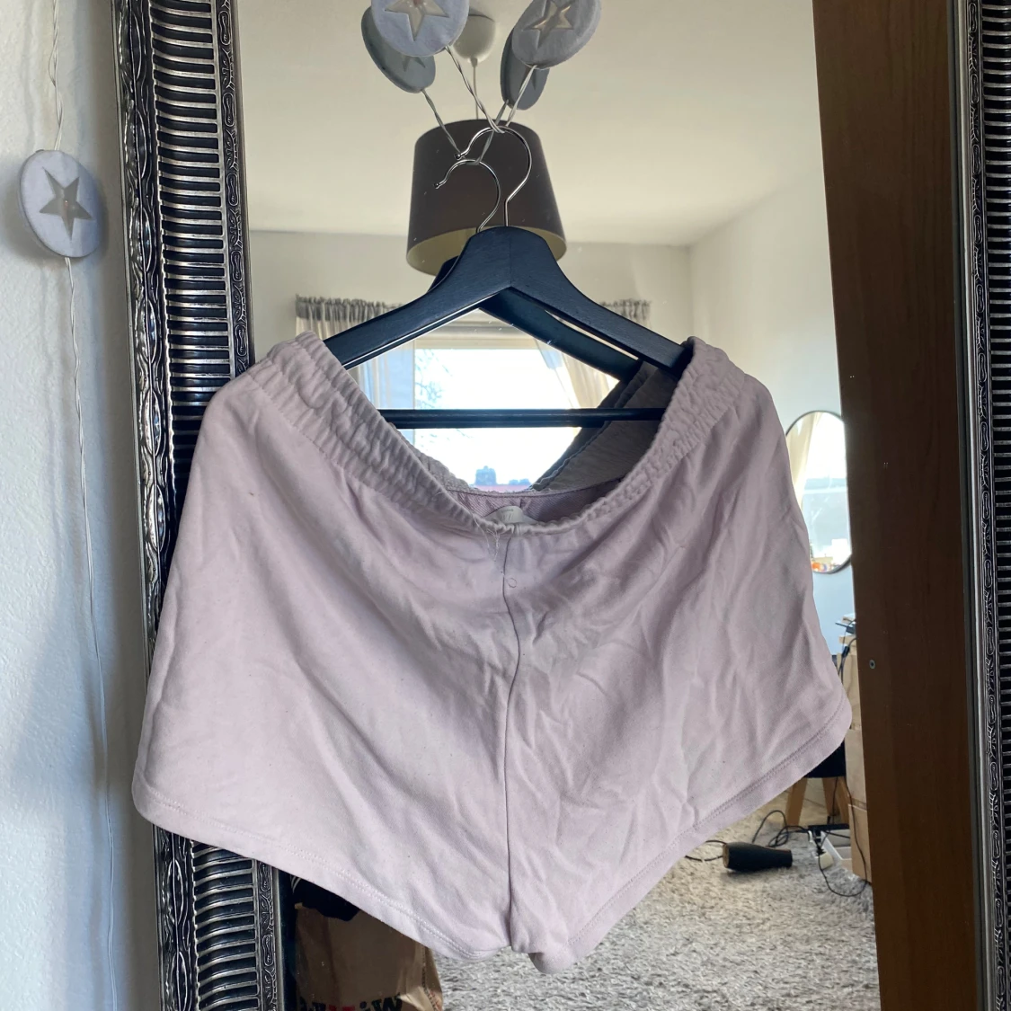 Beige och ljusrosa shorts - 3