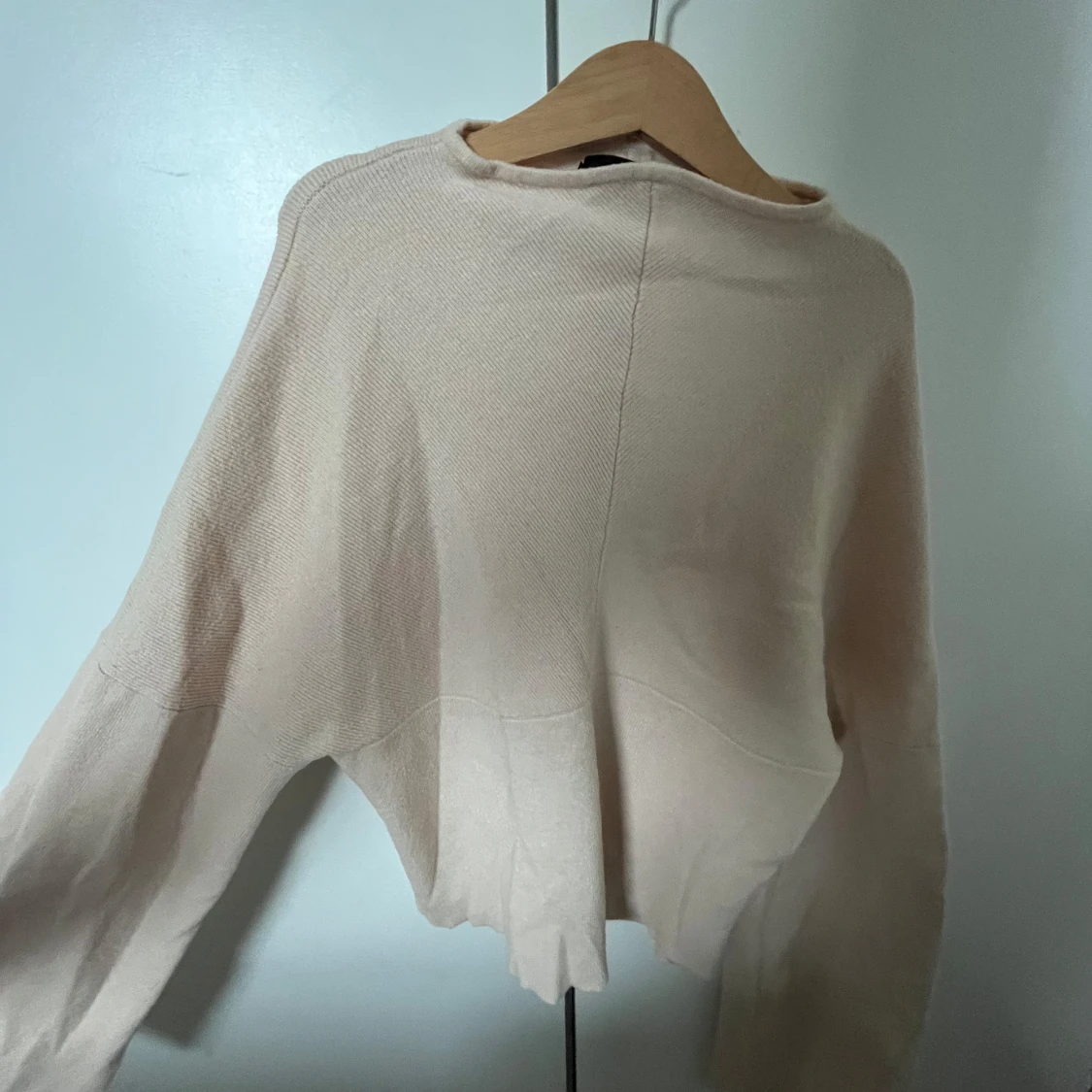 Rosa stickad tröja  - 90