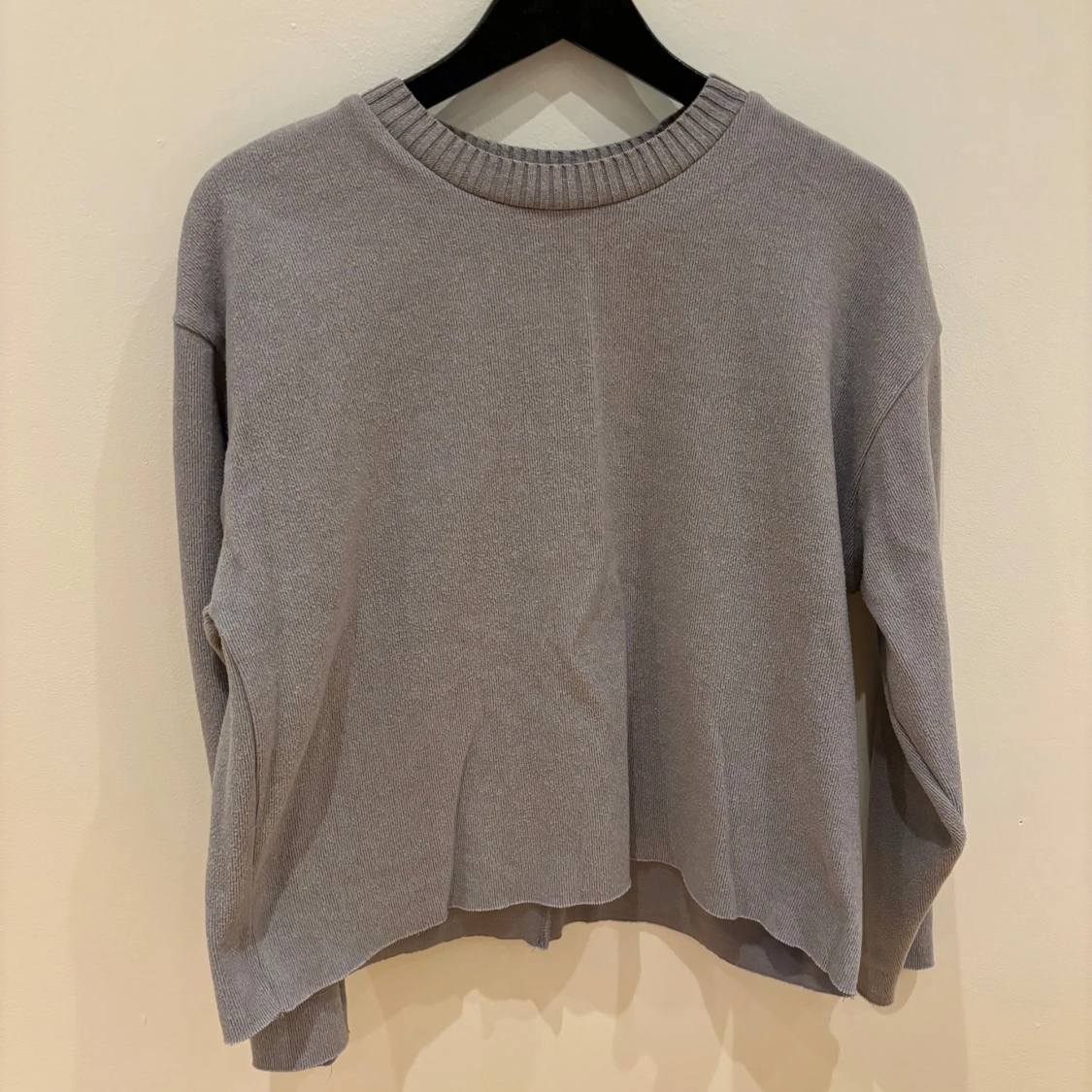 Grå stickad tröja från Zara