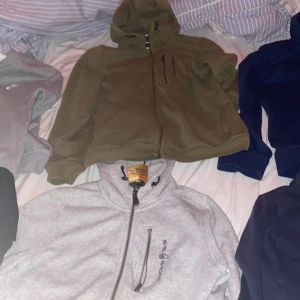 Märkeskläder junior - Olika märkes tröjor 200st eller alla för 900.  Båda peak performance är storlek 150 men lite stor i storleken, medans alla andra är 160. Vissa är i gott skick med någon fläck eller slitning medans andra är i perfekt skick. Skriv vid minsta fråga😊