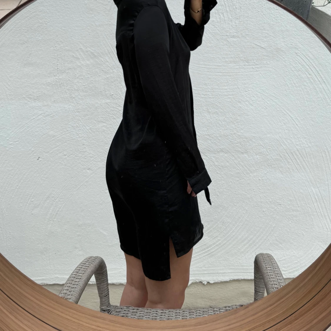 Svart skjortklänning - 90