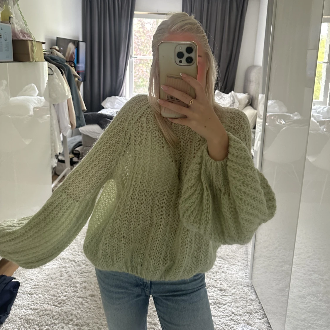 Stickad tröja - 90