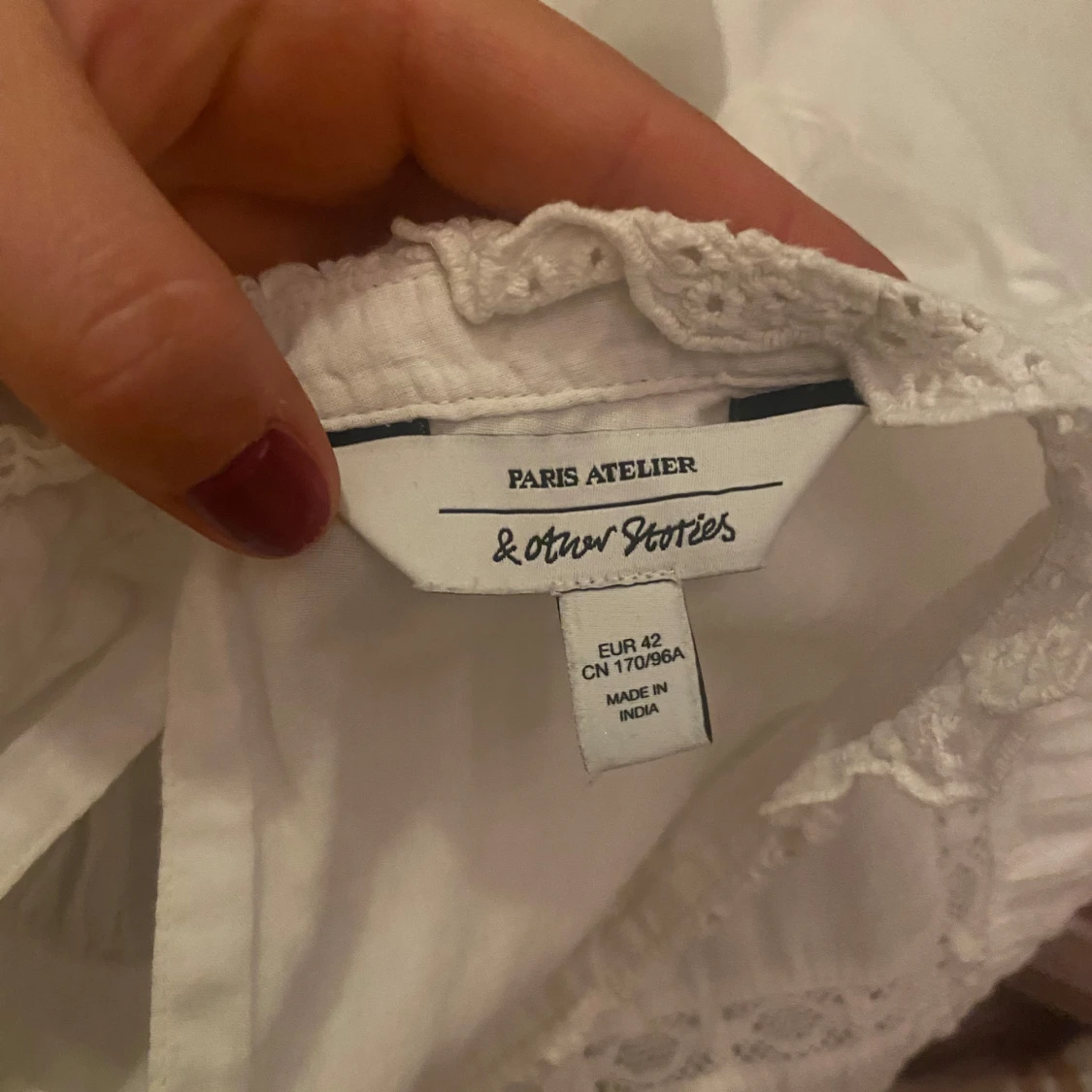 Vit blus från & Other Stories - 1