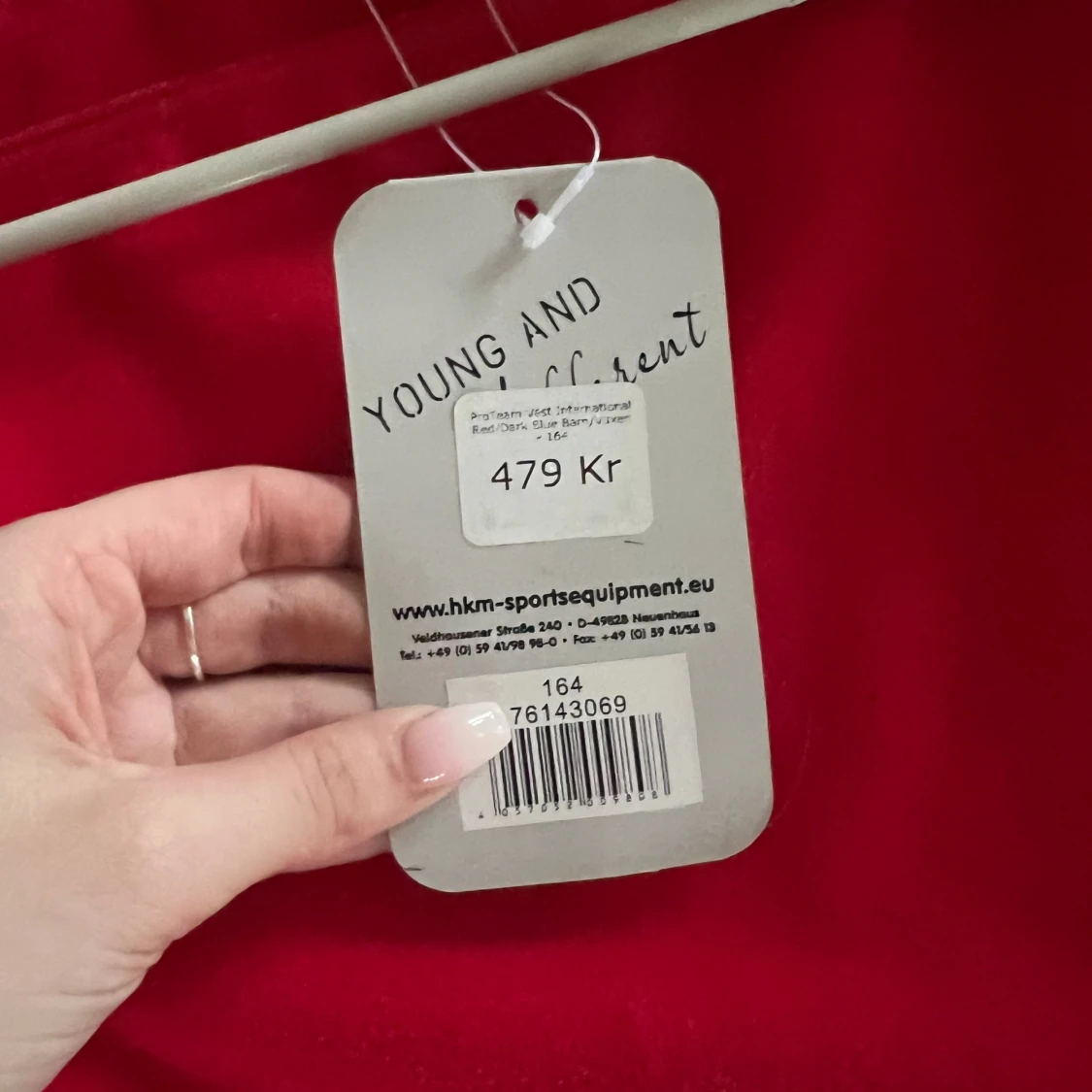 Röd och marinblå väst från Pro-Team - 3