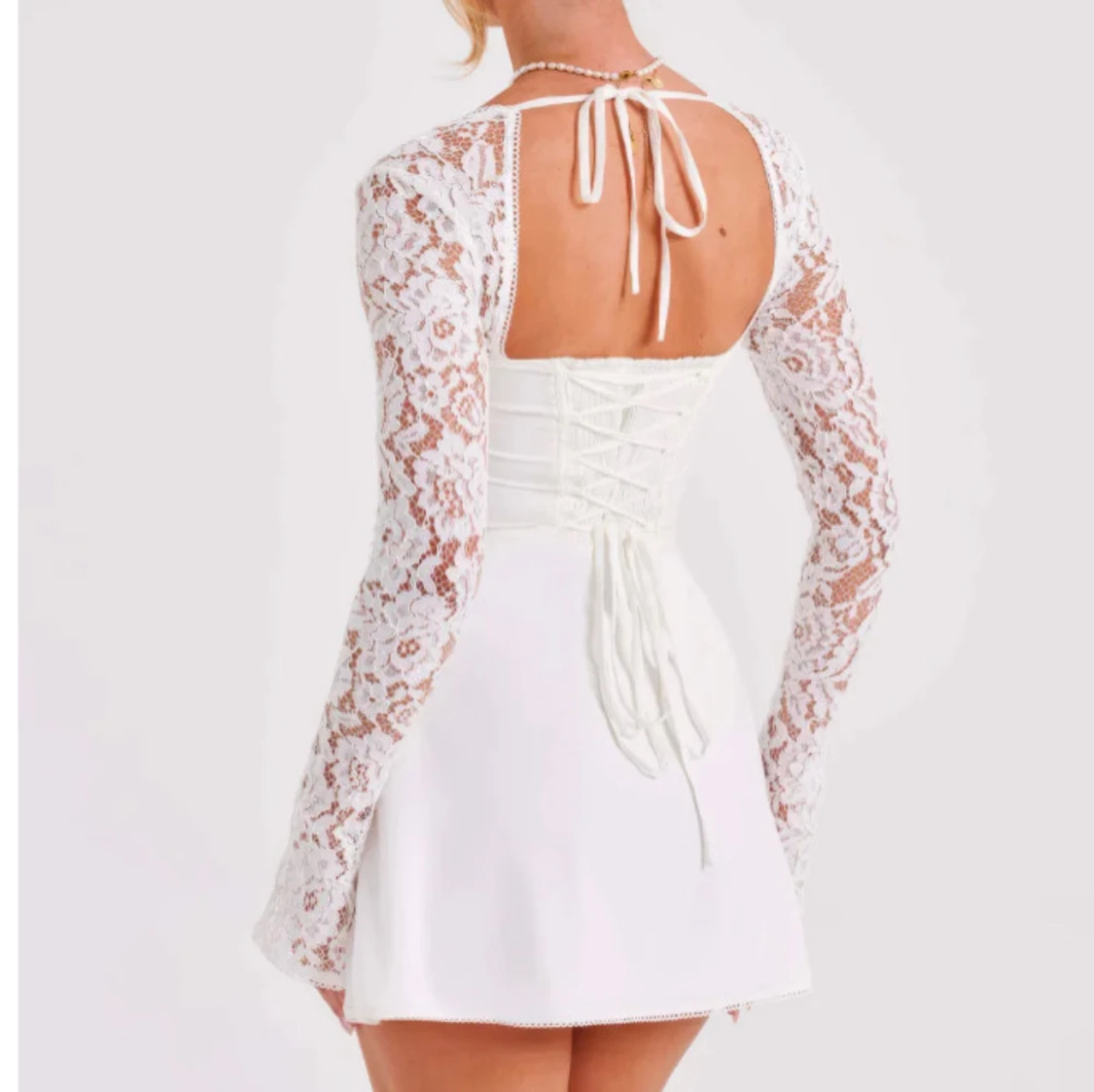 Vit studentklänning  - 1