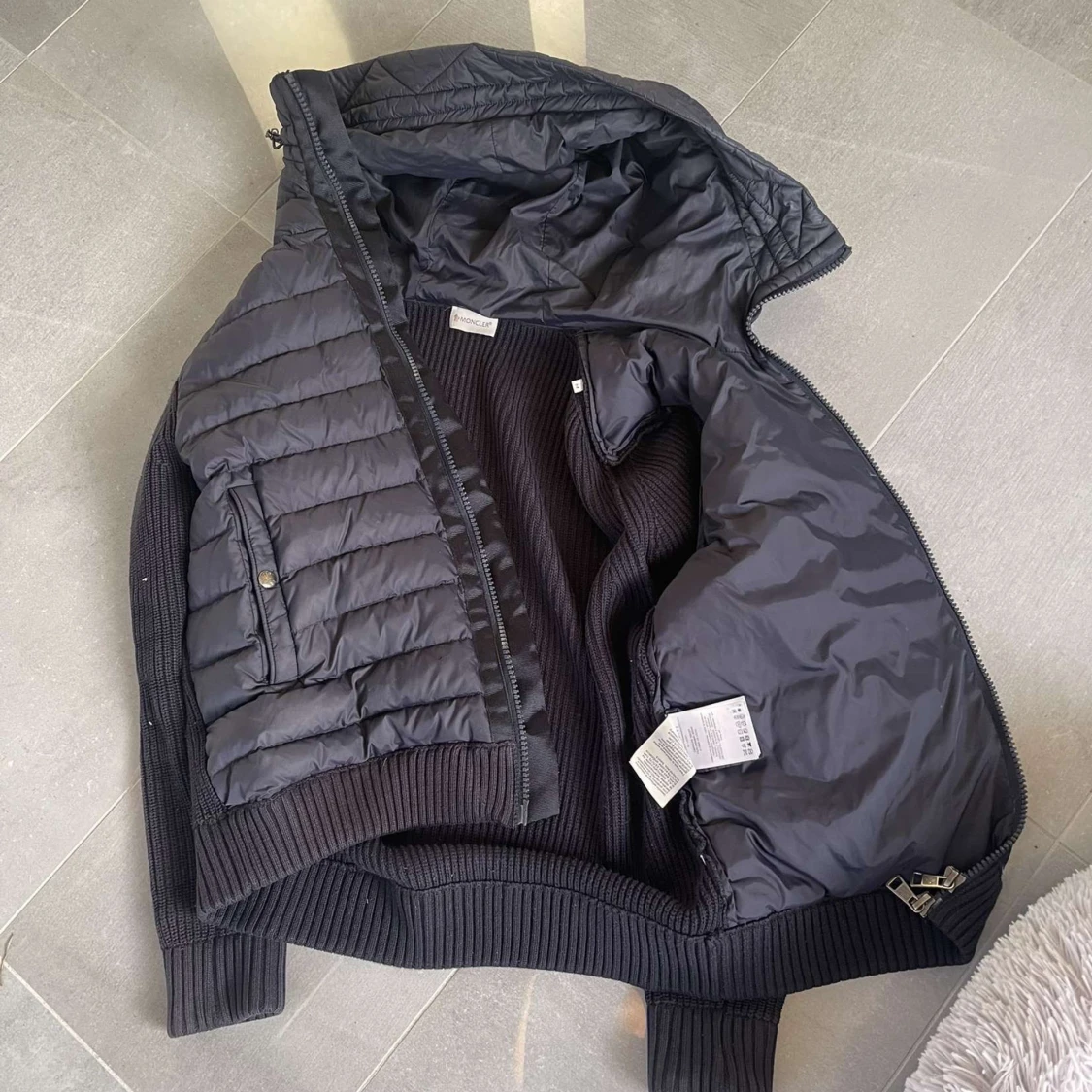 Svart moncler cardigan - 90