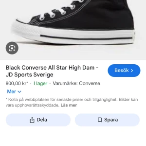 Black Converse All Star High Dam - Snygga skor som är sparsamt använda 🥰🥰