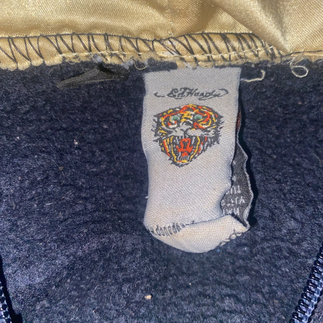 Svart hoodie från Ed Hardy - 93