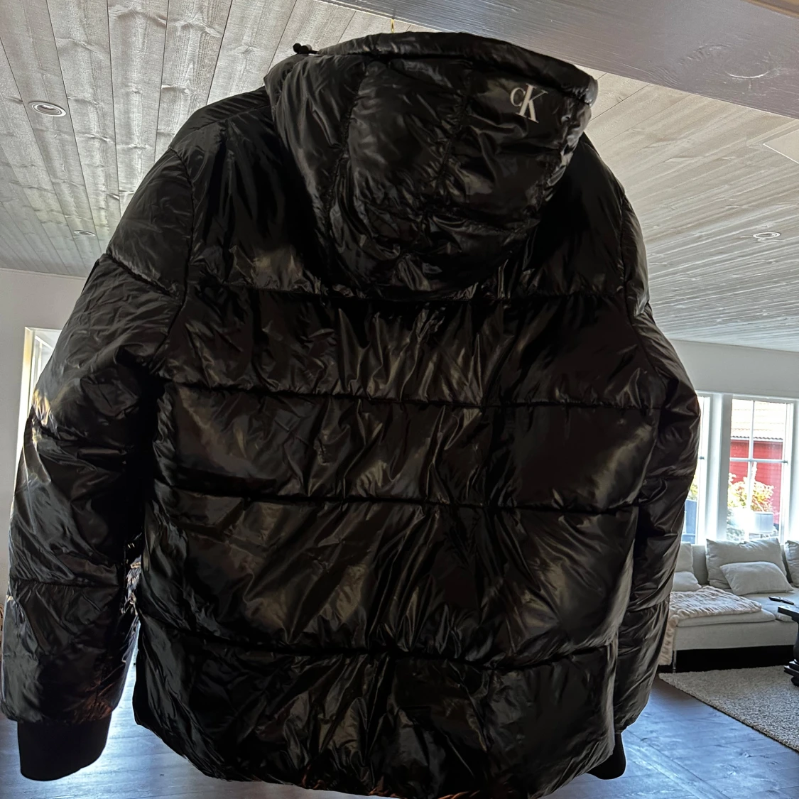 Calvin Klein glansig jacka  - 91