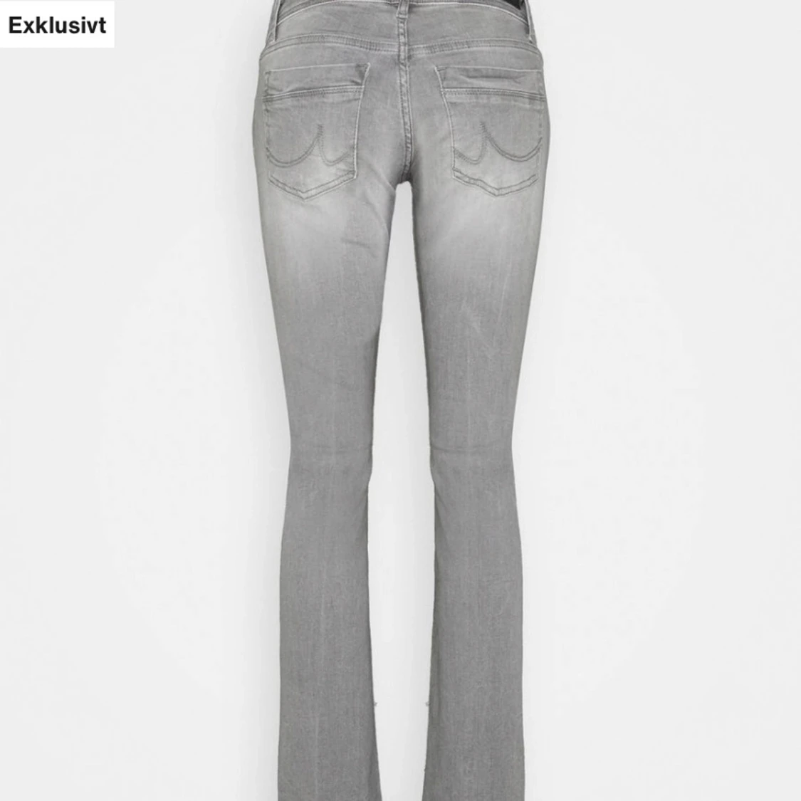 Grå bootcut jeans - 90