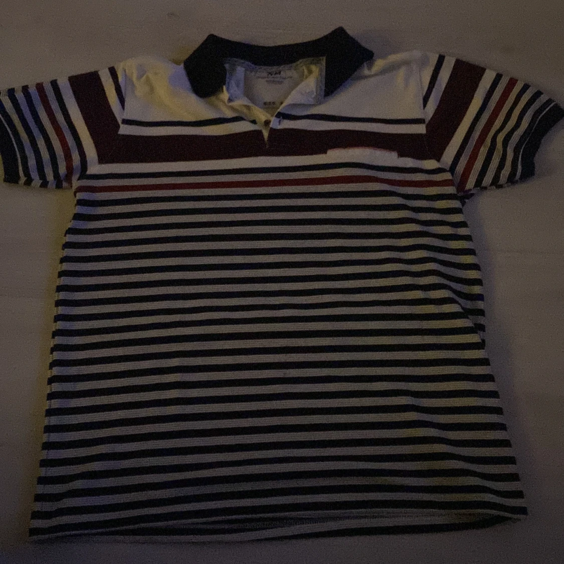 Randig pikétröja från Original Men Fashion