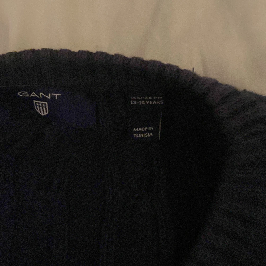 Mörkblå stickad tröja från GANT - 93