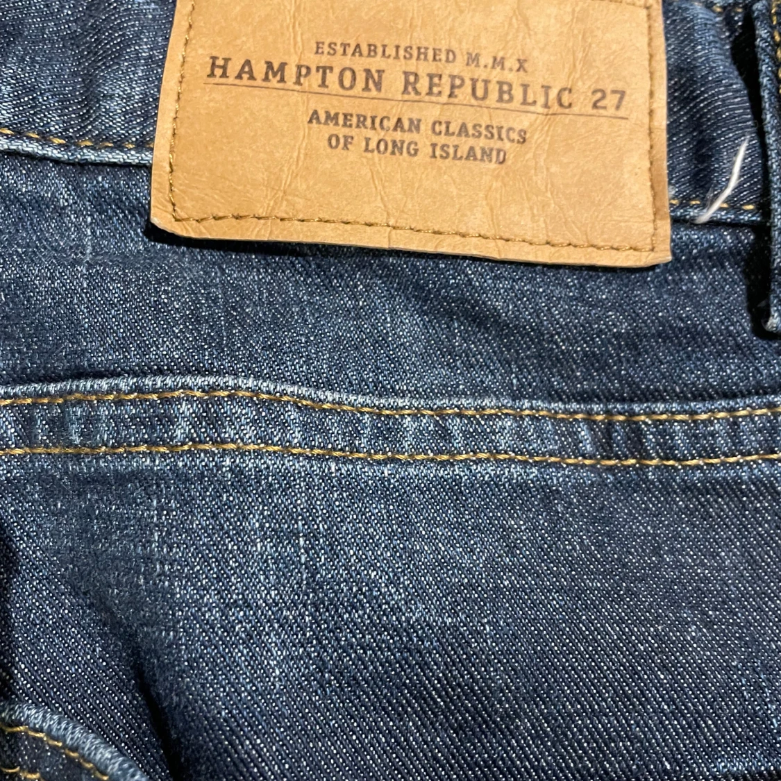 Blå slim fit jeans från Hampton Republic - 1