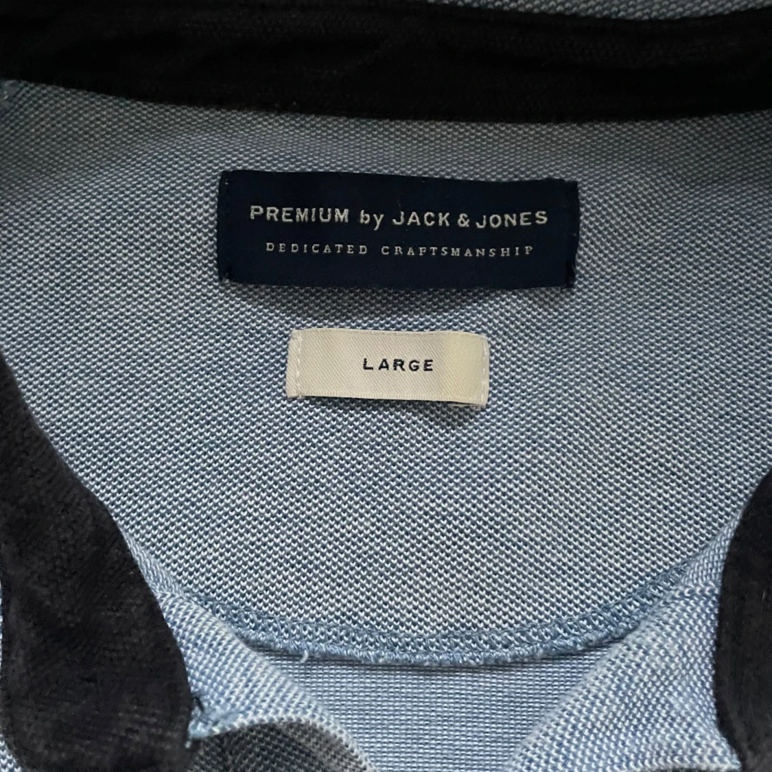 Ljusblå pikétröja från Jack & Jones - 2