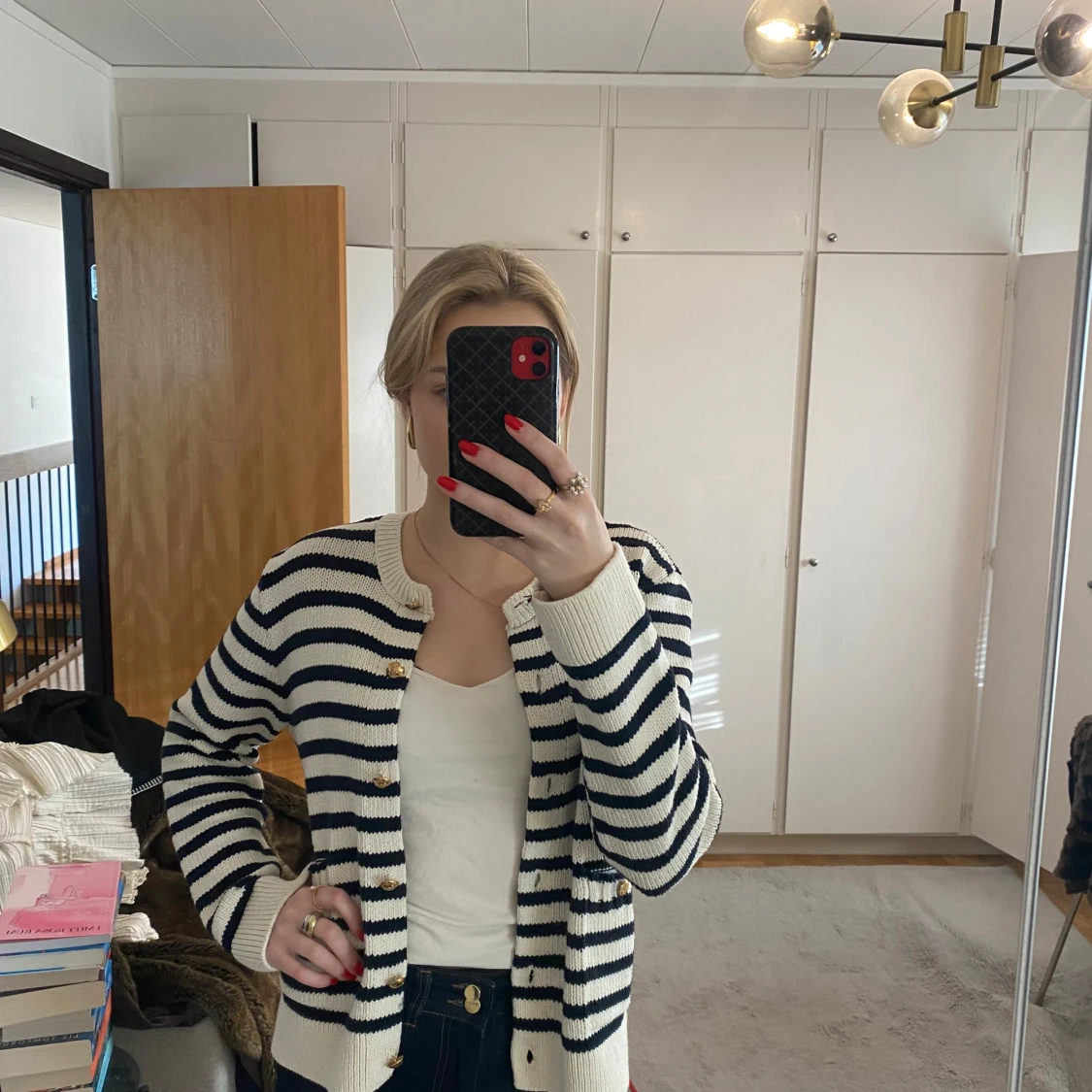 Randig kofta med knappar - 1