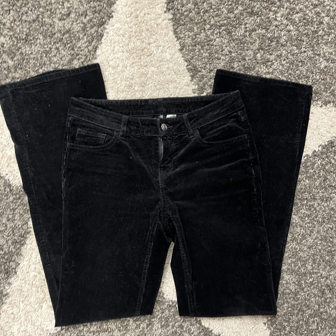 Svarta manchesterbyxor - 3