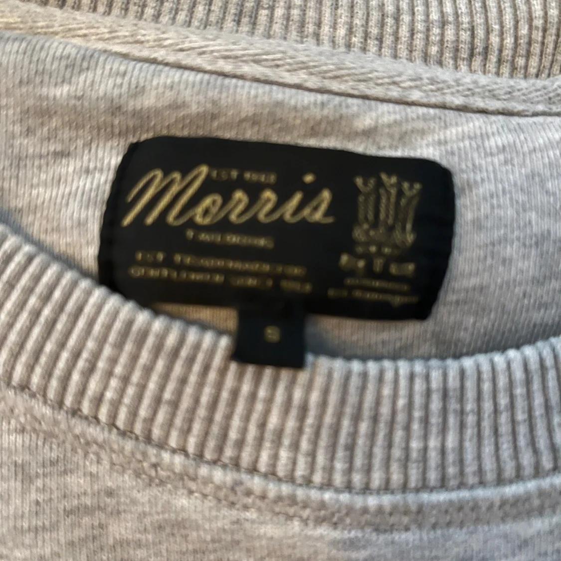 Grå sweatshirt från Morris - 2