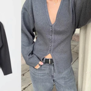 Stickad cardigan - Fin stickad tröja från ginatricot med knappar, använd en gång