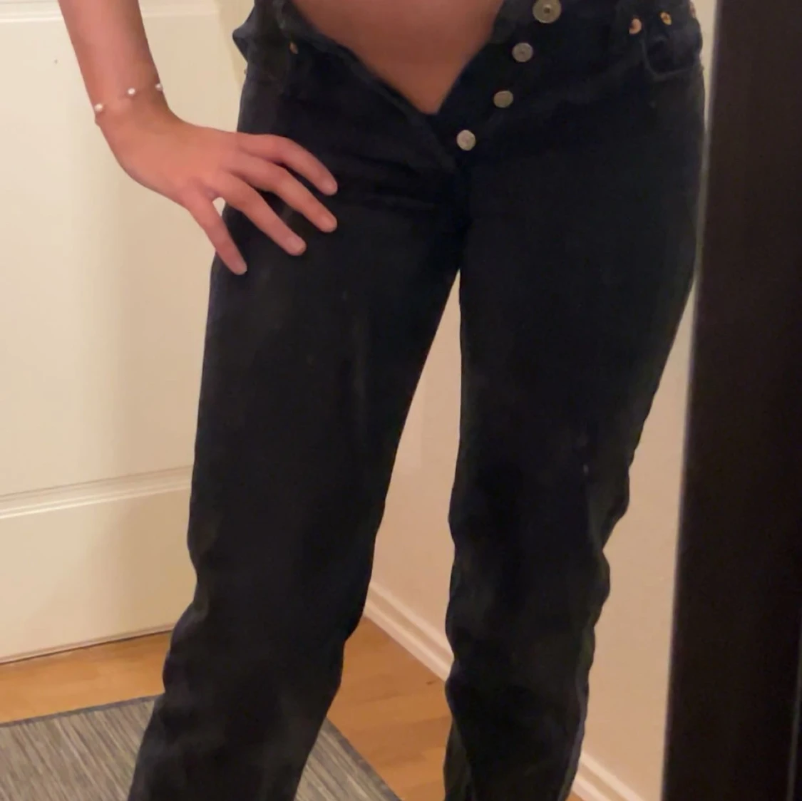 Svarta jeans från Zara - 1