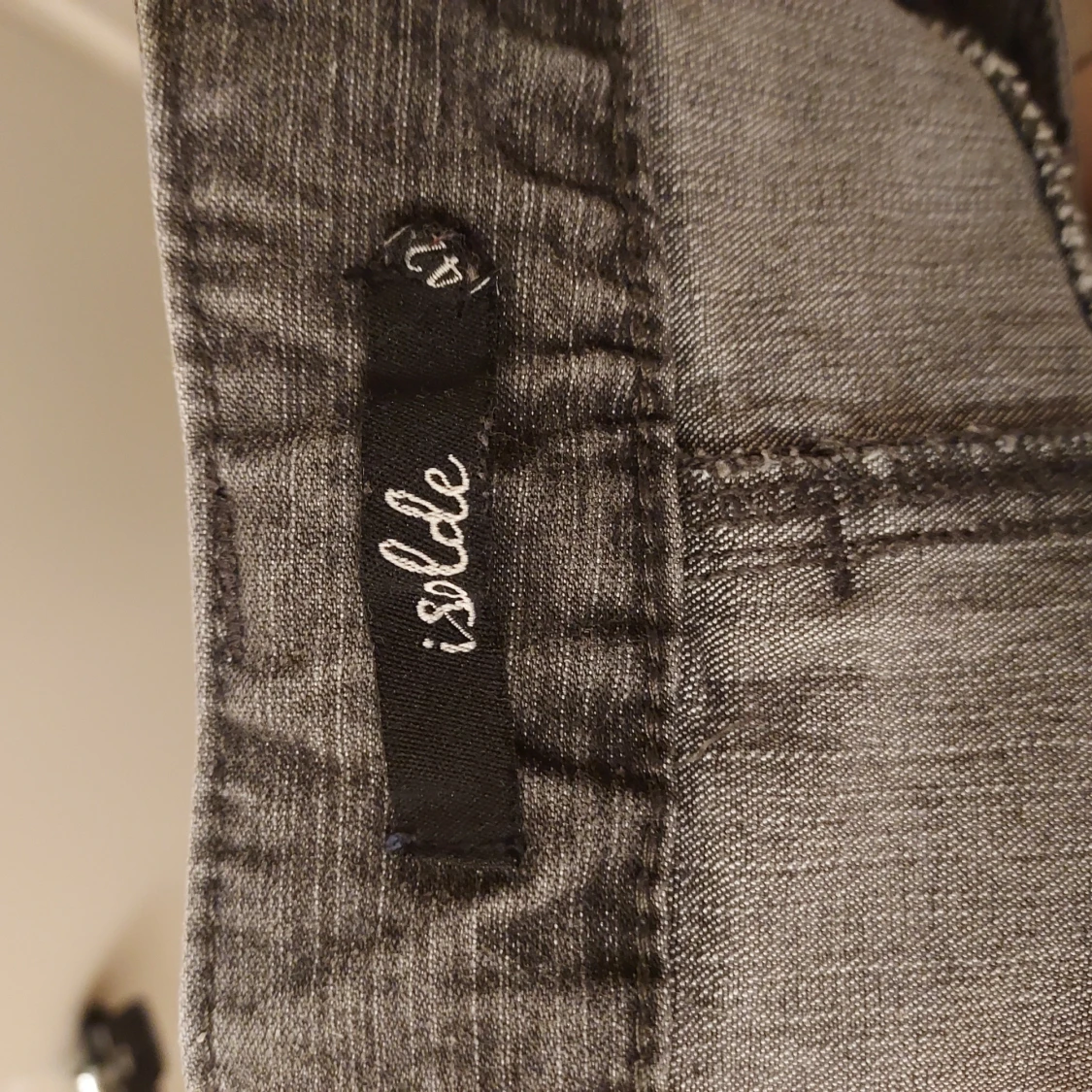 Grå jeanskjol från Isolde - 3