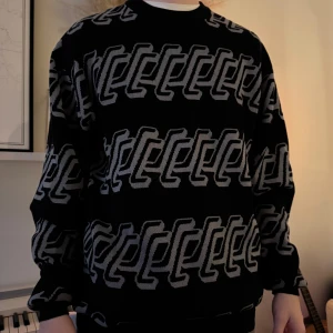 Svart och grå tröja från Santa Cruz - Snygg svart tröja från Santa Cruz med grått grafiskt mönster. Tröjan har långa ärmar och en bekväm passform. Perfekt för en stilren look.