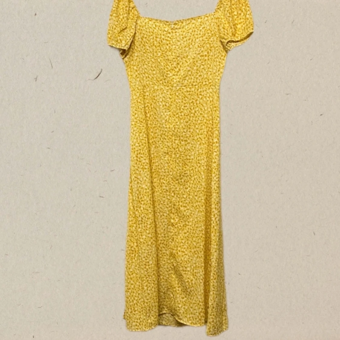 Gul milkmaid klänning  - 92