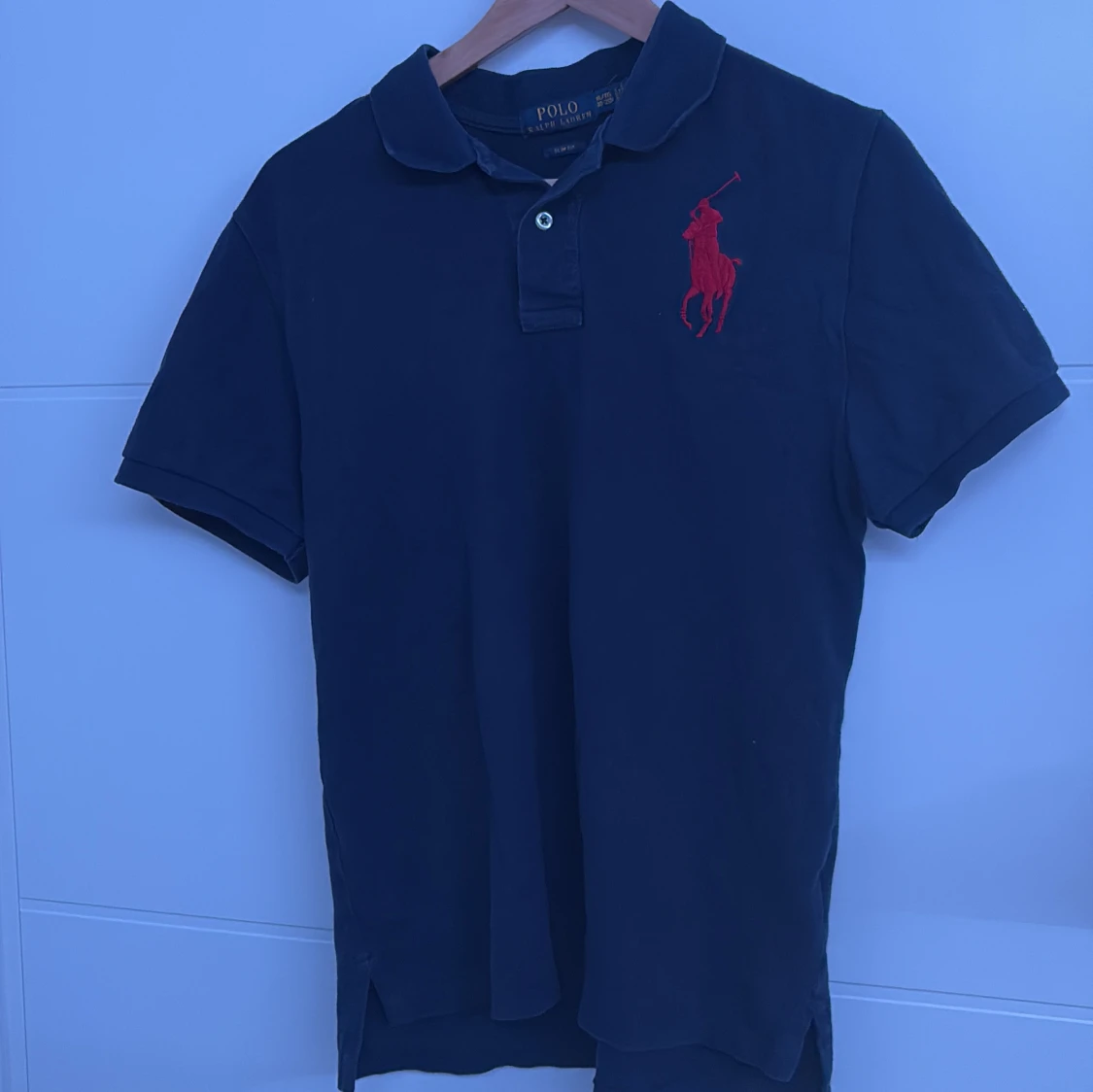 Svart pikétröja från Ralph Lauren