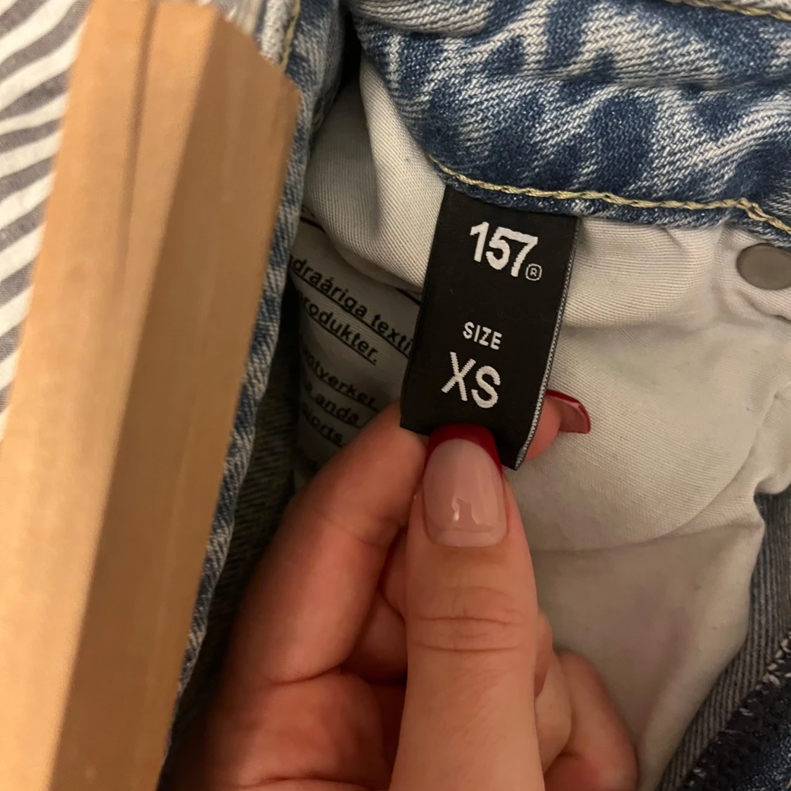 Blå jeans från 157 - 91