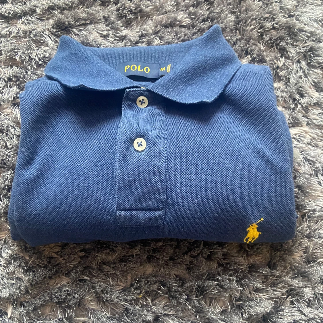 Blå pikétröja från Ralph lauren
