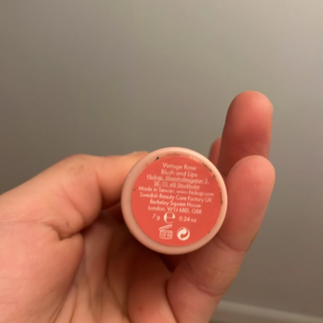 Vintage Rose läppbalsam från Hickap - 90