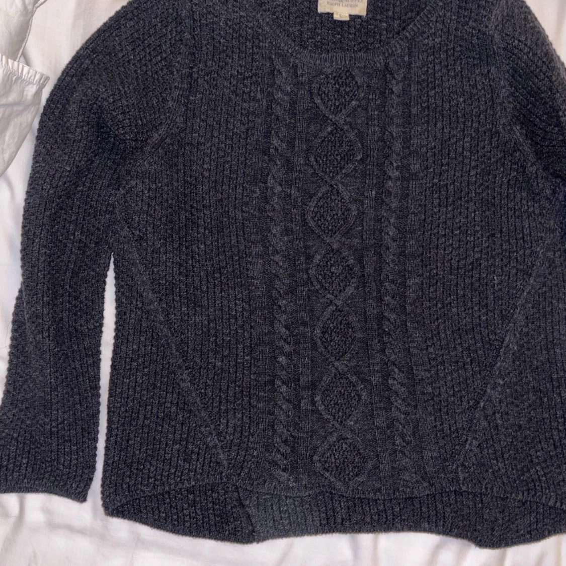 Grå stickad tröja från Denim & Supply Ralph Lauren