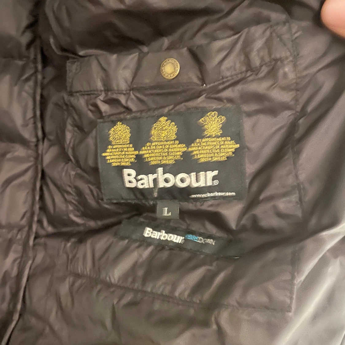 Svart dunväst från Barbour - 90
